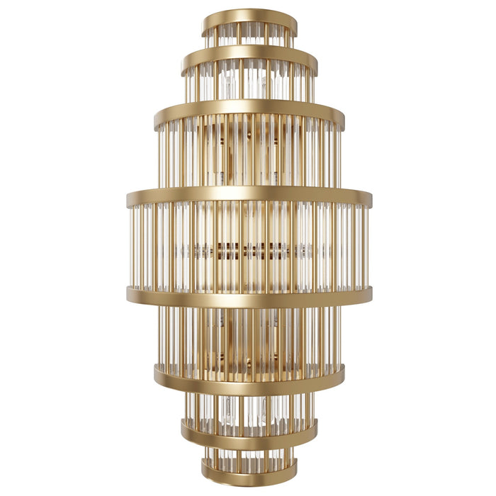 Wall Sconce Avenue Lighting HF1921-AB Waldorf 22"H Wall Sconce in Aged Brass Avenue Lighting