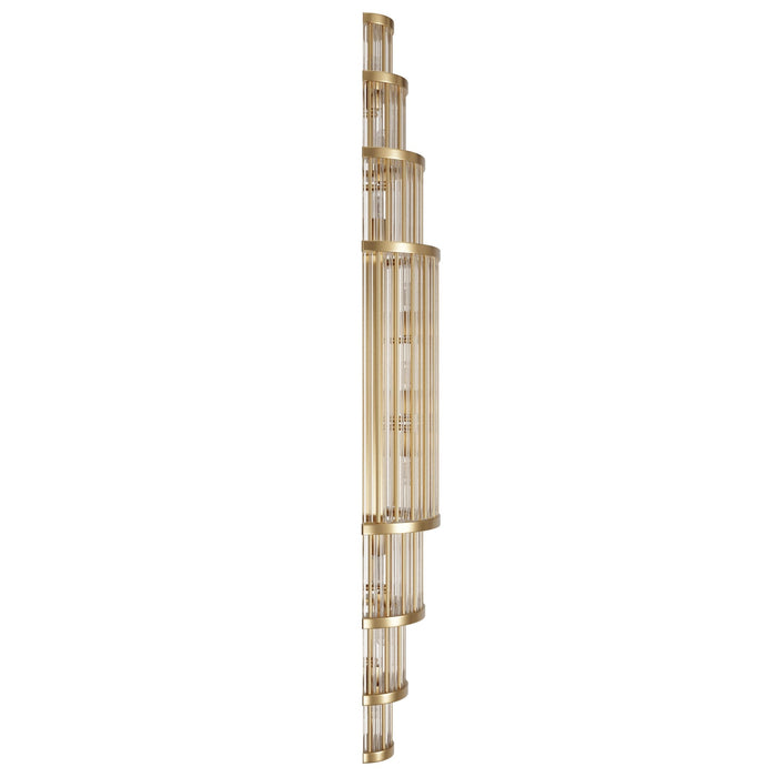 Wall Sconce Avenue Lighting HF1922-AB Waldorf 38"H Wall Sconce in Aged Brass Avenue Lighting