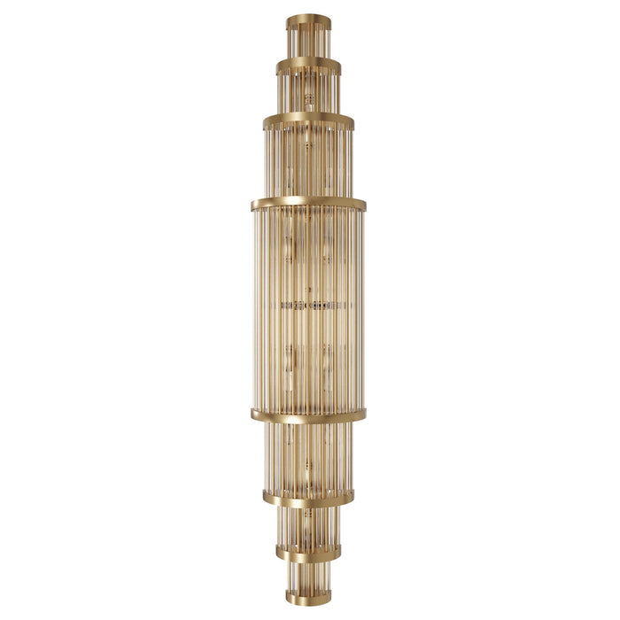 Wall Sconce Avenue Lighting HF1923-AB Waldorf 50"H Wall Sconce in Aged Brass Avenue Lighting