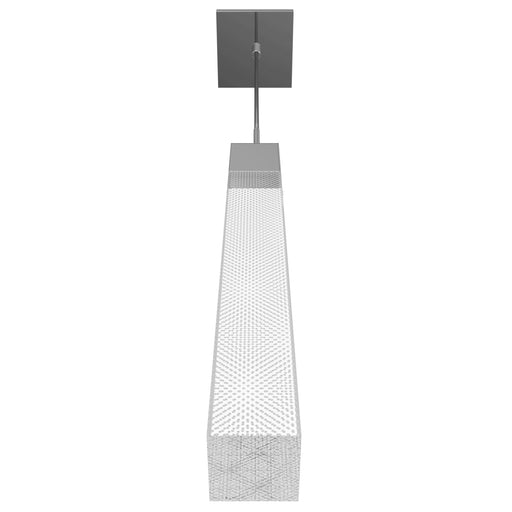 Pendant Light Avenue Lighting HF1901-1-GL-CH-SNW The Original Glacier 1-Light 2"W LED Mini Pendant in Polished Chrome/Snow Crystal Avenue Lighting