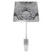 Pendant Light Avenue Lighting HF1901-1-GL-CH-SNW The Original Glacier 1-Light 2"W LED Mini Pendant in Polished Chrome/Snow Crystal Avenue Lighting