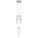 Chandelier Avenue Lighting HF1905-13-GL-CH-SNW The Original Glacier 13-Light 20"W Multi-Light Chandelier in Polished Chrome/Snow Crystals Avenue Lighting