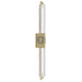 Wall Sconce Avenue Lighting HF3012-BB-XL-SNW The Original Glacier 39"H LED Wall Sconce in Brushed Brass/Snow Crystal Avenue Lighting