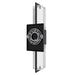 Wall Sconce Avenue Lighting HF3012-BK-SNW The Original Glacier 17"H LED Wall Sconce in Black/Snow Crystal Avenue Lighting
