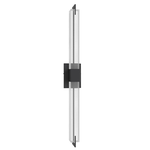 Wall Sconce Avenue Lighting HF3012-BK-XL-SNW The Original Glacier 39"H LED Wall Sconce in Black/Snow Crystal Avenue Lighting