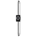 Wall Sconce Avenue Lighting HF3012-BK-XL-SNW The Original Glacier 39"H LED Wall Sconce in Black/Snow Crystal Avenue Lighting