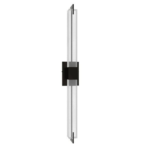 Wall Sconce Avenue Lighting HF3012-DBZ-XL-SNW The Original Glacier 39"H LED Wall Sconce in Polished Nickel/Bubbled Crystal in Dark Bronze Avenue Lighting