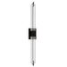 Wall Sconce Avenue Lighting HF3012-DBZ-XL-SNW The Original Glacier 39"H LED Wall Sconce in Polished Nickel/Bubbled Crystal in Dark Bronze Avenue Lighting