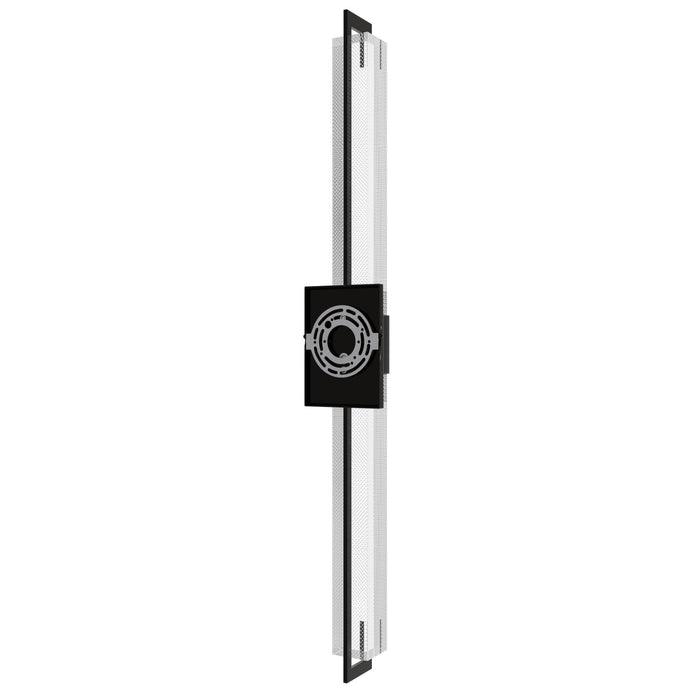 Wall Sconce Avenue Lighting HF3012-DBZ-XL-SNW The Original Glacier 39"H LED Wall Sconce in Polished Nickel/Bubbled Crystal in Dark Bronze Avenue Lighting