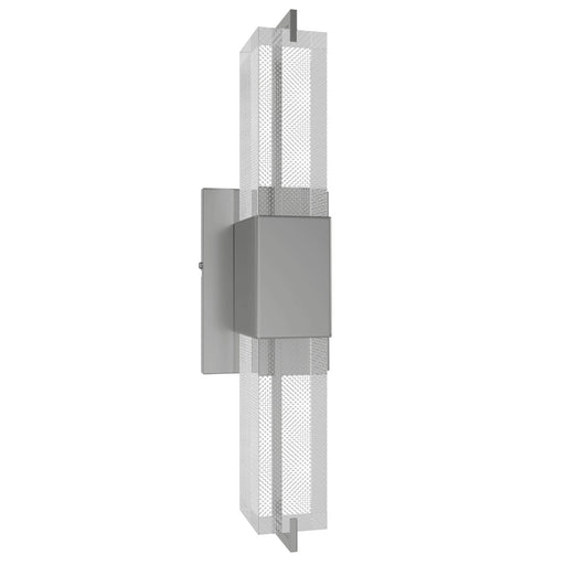 Wall Sconce Avenue Lighting HF3012-PN-SNW The Original Glacier 17"H LED Wall Sconce in Polished Nickel/Snow Crystal Avenue Lighting