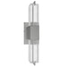 Wall Sconce Avenue Lighting HF3012-PN-SNW The Original Glacier 17"H LED Wall Sconce in Polished Nickel/Snow Crystal Avenue Lighting