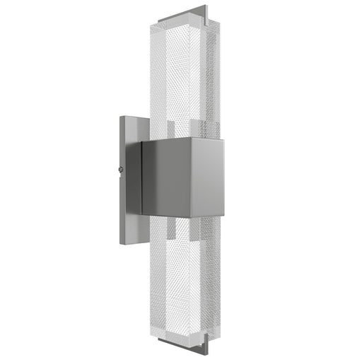 Wall Sconce Avenue Lighting HF3012-PN-SNW The Original Glacier 17"H LED Wall Sconce in Polished Nickel/Snow Crystal Avenue Lighting