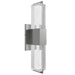 Wall Sconce Avenue Lighting HF3012-PN-SNW The Original Glacier 17"H LED Wall Sconce in Polished Nickel/Snow Crystal Avenue Lighting