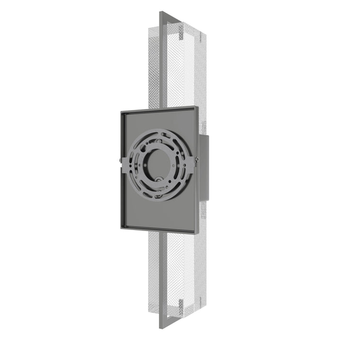 Wall Sconce Avenue Lighting HF3012-PN-SNW The Original Glacier 17"H LED Wall Sconce in Polished Nickel/Snow Crystal Avenue Lighting