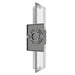 Wall Sconce Avenue Lighting HF3012-PN-SNW The Original Glacier 17"H LED Wall Sconce in Polished Nickel/Snow Crystal Avenue Lighting