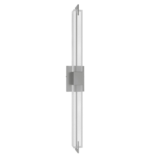 Wall Sconce Avenue Lighting HF3012-PN-XL-SNW The Original Glacier 39"H LED Wall Sconce in Polished Nickel/Snow Crystal Avenue Lighting