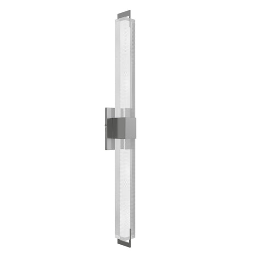 Wall Sconce Avenue Lighting HF3012-PN-XL-SNW The Original Glacier 39"H LED Wall Sconce in Polished Nickel/Snow Crystal Avenue Lighting