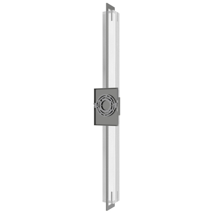 Wall Sconce Avenue Lighting HF3012-PN-XL-SNW The Original Glacier 39"H LED Wall Sconce in Polished Nickel/Snow Crystal Avenue Lighting