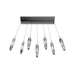 Multi-Light Pendant Avenue Lighting HF1900-7-AP-CH-C Aspen 7-Light 47"W LED Pendant in Polished Chrome/Clear Crystals Avenue Lighting