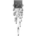 Chandelier Avenue Lighting HF1903-41-AP-CH-C Aspen The Original Aspen 41-Light 36"W Multi-Light Chandelier in Polished Chrome/Clear Crystals Avenue Lighting
