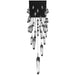 Chandelier Avenue Lighting HF1903-41-AP-DBZ-C Aspen The Original Aspen 41-Light 36"W Multi-Light Chandelier in Dark Bronze/Clear Crystals Avenue Lighting