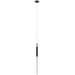 Pendant Light Avenue Lighting HF2020-BOA-BK Main St. Main Street 1-Light 2"W Mini Pendant in Black/Studded Crystal Avenue Lighting