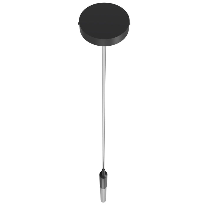 Pendant Light Avenue Lighting HF2020-BOA-BK Main St. Main Street 1-Light 2"W Mini Pendant in Black/Studded Crystal Avenue Lighting