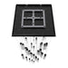 Chandelier Avenue Lighting HF1903-41-GL-DBZ-C The Original Glacier 41-Light 36"W Multi-Light Chandelier in Dark Bronze/Clear Crystals Avenue Lighting