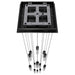 Chandelier Avenue Lighting HF1905-13-GL-DBZ-C The Original Glacier 13-Light 20"W Multi-Light Chandelier in Dark Bronze/Clear Crystals Avenue Lighting
