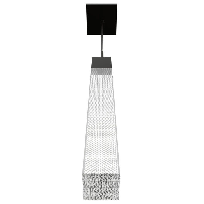 Pendant Light Avenue Lighting HF1901-1-GL-DBZ-SNW The Original Glacier 1-Light 2"W LED Mini Pendant in Dark Bronze/Snow Crystal Avenue Lighting