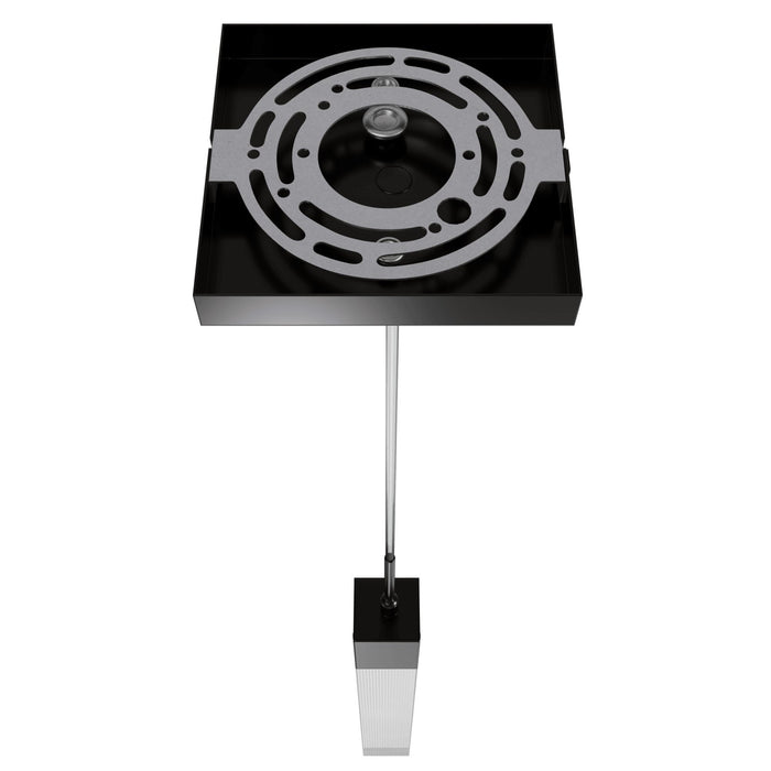 Pendant Light Avenue Lighting HF1901-1-GL-DBZ-SNW The Original Glacier 1-Light 2"W LED Mini Pendant in Dark Bronze/Snow Crystal Avenue Lighting