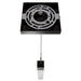 Pendant Light Avenue Lighting HF1901-1-GL-DBZ-SNW The Original Glacier 1-Light 2"W LED Mini Pendant in Dark Bronze/Snow Crystal Avenue Lighting