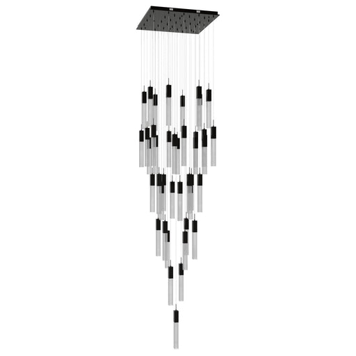 Chandelier Avenue Lighting HF1903-41-GL-DBZ-SNW The Original Glacier 41-Light 36"W Multi-Light Chandelier in Dark Bronze/Snow Crystals Avenue Lighting