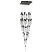 Chandelier Avenue Lighting HF1903-41-GL-DBZ-SNW The Original Glacier 41-Light 36"W Multi-Light Chandelier in Dark Bronze/Snow Crystals Avenue Lighting