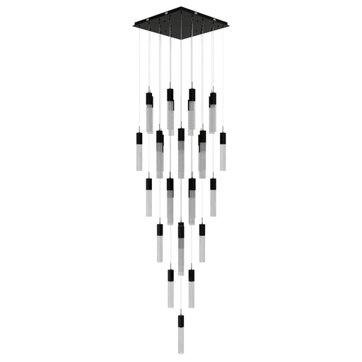 Chandelier Avenue Lighting HF1903-41-GL-DBZ-SNW The Original Glacier 41-Light 36"W Multi-Light Chandelier in Dark Bronze/Snow Crystals Avenue Lighting