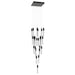 Chandelier Avenue Lighting HF1904-25-GL-DBZ-SNW The Original Glacier 25-Light 28"W Multi-Light Chandelier in Dark Bronze/Snow Crystals Avenue Lighting