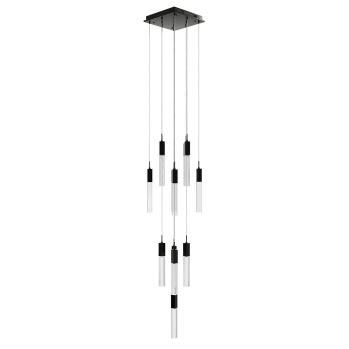Chandelier Avenue Lighting HF1905-13-GL-DBZ-SNW The Original Glacier 13-Light 20"W Multi-Light Chandelier in Dark Bronze/Snow Crystals Avenue Lighting
