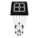 Chandelier Avenue Lighting HF1905-13-GL-DBZ-SNW The Original Glacier 13-Light 20"W Multi-Light Chandelier in Dark Bronze/Snow Crystals Avenue Lighting
