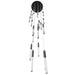 Multi-Light Pendant Avenue Lighting HF2021-SNW-BK Main St. Main Street 21-Light 22"W Pendant in Black/Snow Clear Acrylic Avenue Lighting