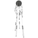 Pendant Light Avenue Lighting HF2021-SNW-PN Main St. Main Street 21-Light 22"W Pendant in Polished Nickel/Snow Clear Acrylic Avenue Lighting