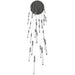 Pendant Light Avenue Lighting HF2031-SNW-PN Main St. Main Street 31-Light 30"W Pendant in Polished Nickel/Snow Clear Acrylic Avenue Lighting