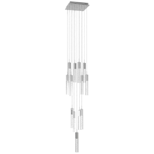 Chandelier Avenue Lighting HF1905-13-GL-CH The Original Glacier 13-Light 20"W Multi-Light Chandelier in Polished Chrome/Bubbled Crystals Avenue Lighting