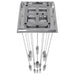 Chandelier Avenue Lighting HF1905-13-GL-CH-C The Original Glacier 13-Light 20"W Multi-Light Chandelier in Polished Chrome/Clear Crystals Avenue Lighting