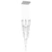 Chandelier Avenue Lighting HF1904-25-GL-CH The Original Glacier 25-Light 28"W Multi-Light Chandelier in Polished Chrome/Bubbled Crystals Avenue Lighting