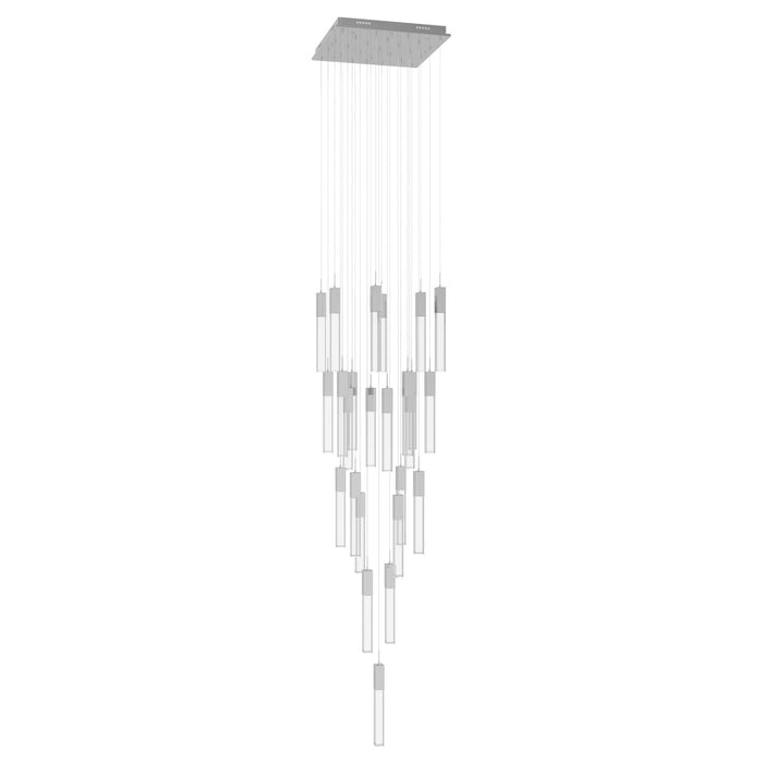 Chandelier Avenue Lighting HF1904-25-GL-CH-C The Original Glacier 25-Light 28"W Multi-Light Chandelier in Polished Chrome/Clear Crystals Avenue Lighting