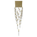 Chandelier Avenue Lighting HF1903-41-GL-BB-C The Original Glacier 41-Light 36"W Multi-Light Chandelier in Brushed Brass/Clear Crystals Avenue Lighting