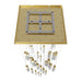 Chandelier Avenue Lighting HF1903-41-GL-BB-C The Original Glacier 41-Light 36"W Multi-Light Chandelier in Brushed Brass/Clear Crystals Avenue Lighting