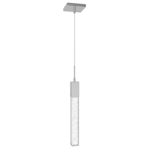 Pendant Light Avenue Lighting HF1901-1-GL-CH The Original Glacier 1-Light 2"W LED Mini Pendant in Polished Chrome/Bubbled Crystal Avenue Lighting