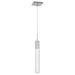 Pendant Light Avenue Lighting HF1901-1-GL-CH The Original Glacier 1-Light 2"W LED Mini Pendant in Polished Chrome/Bubbled Crystal Avenue Lighting