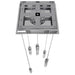 Multi-Light Pendant Avenue Lighting HF1900-5-GL-CH The Original Glacier 5-Light 12"W LED Pendant in Chrome/Bubbled Crystals in Polished Chrome Avenue Lighting